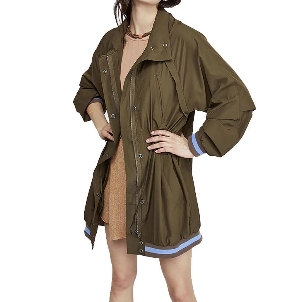 Free People Olive Utility Jacket